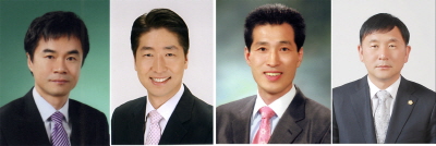 왼쪽부터 김학두, 최경주, 김창규, 주정 의원.