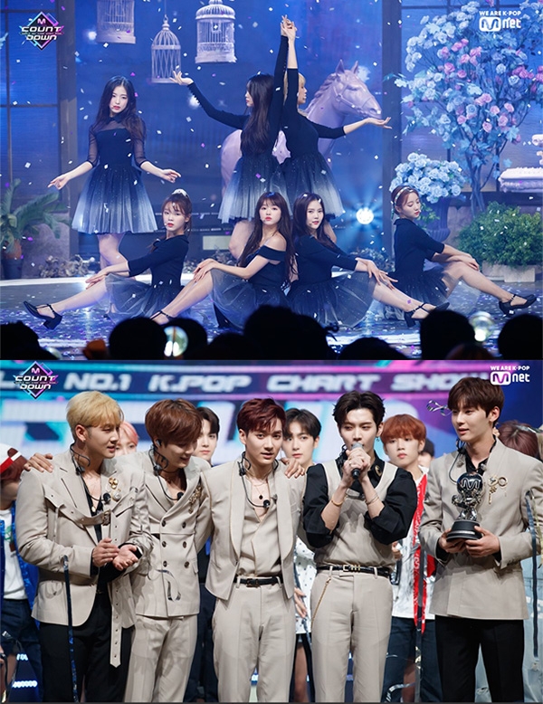 Mnet '엠카운트다운'5월 16일 방송 현장 포토. 사진=엠카운트다운 트위터.