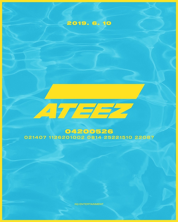 그룹 에티티즈  새 앨범'TREASURE EP.3 : One To All'  웨이브 트레져 코드 포스터. 사진=KQ엔터테인먼트.