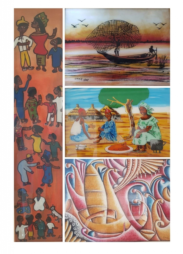 아프리카 세네갈 문화 작품