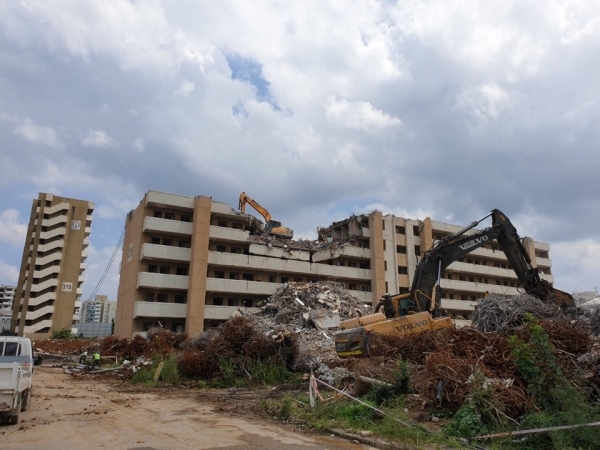 2017년 관리처분 인가를 받고 현재 철거가 진행되고 있는 둔촌주공 아파트. 사진=현대건설 제공