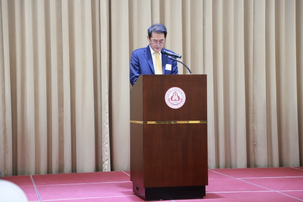 배덕효 총장이 축사를 하고 있다. 사진=세종대학교 제공