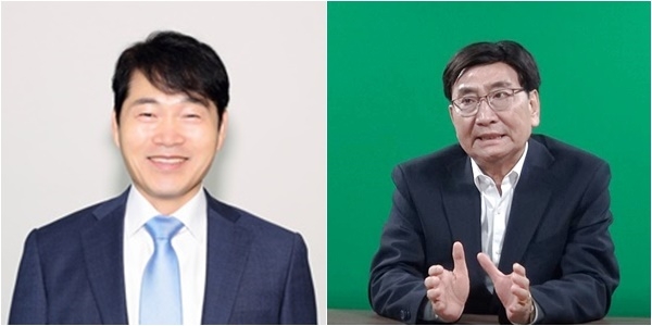 더불어민주당 구미(갑) 김봉재 예비후보(왼쪽)와 유현열 예비후보