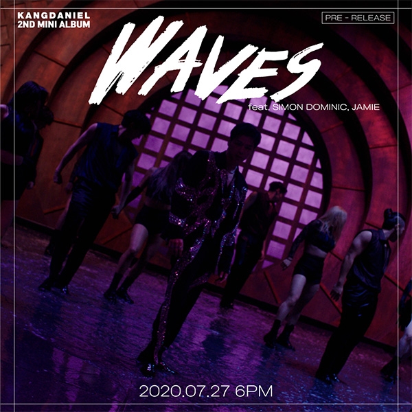 가수 강다니엘 선공개 곡 'Waves' 티저 이미지. 사진 제공=커넥트엔터테인먼트.