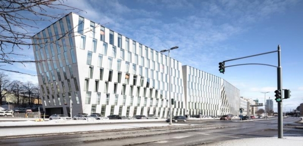 NH프라임리츠가 새 자산으로 편입을 결의했던 핀란드 헬싱키 소재 OP금융그룹사옥 전경. 사진=NH농협금융지주