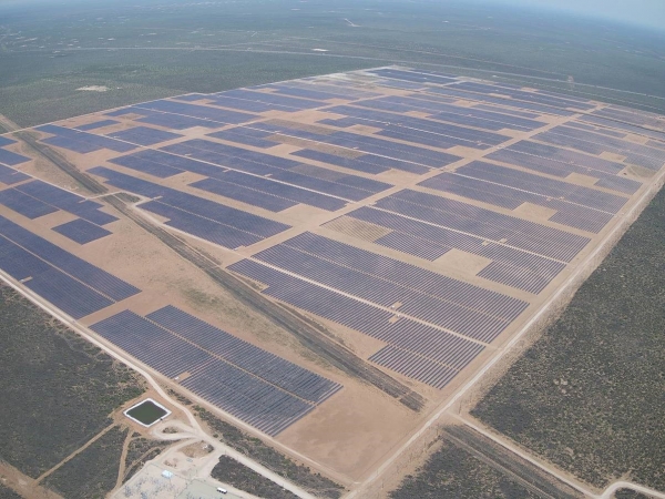 한화에너지 미국법인 174 Power Global이 지난 8월 미국 텍사스주에 완공한180MW 급 태양광 발전소 전경. 사진=한화에너지 제공