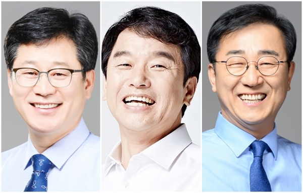 (왼쪽부터) 안호영·문진석·김윤덕 의원. 사진=연합뉴스