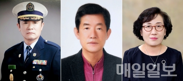 군민대상 수상자 모습(왼쪽부터 지대진·박세근·이영직 씨)/제공=태안군