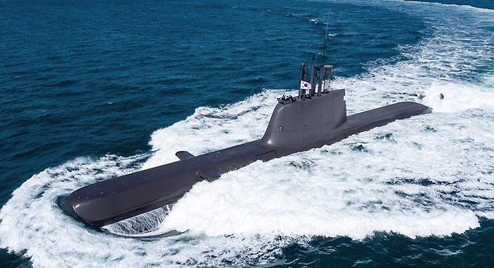 HD현대중공업 특수선 사업부가 건조한 HDS-1800 잠수함. 사진=HD현대중공업 제공