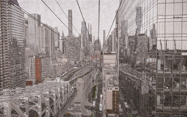 Seeing, 뉴욕 링컨 브릿지, 162.5x259.6cm, Oil on canvas, 2023<br>
