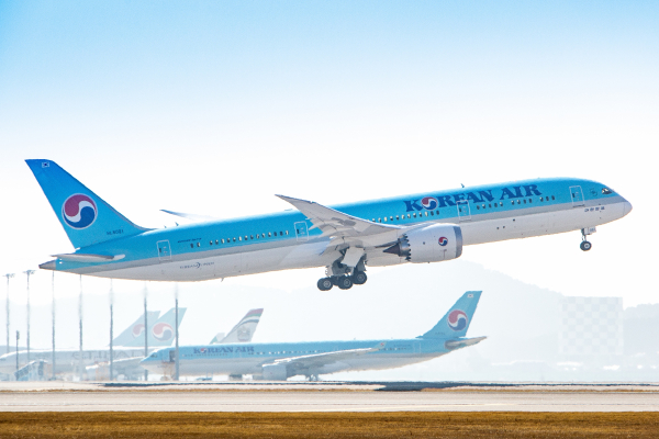 국내 기업들이 M&A를 통해 글로벌 경쟁력을 제고하고 있다. 사진은 대한항공 보잉 787-7. 사진=대한항공 제공