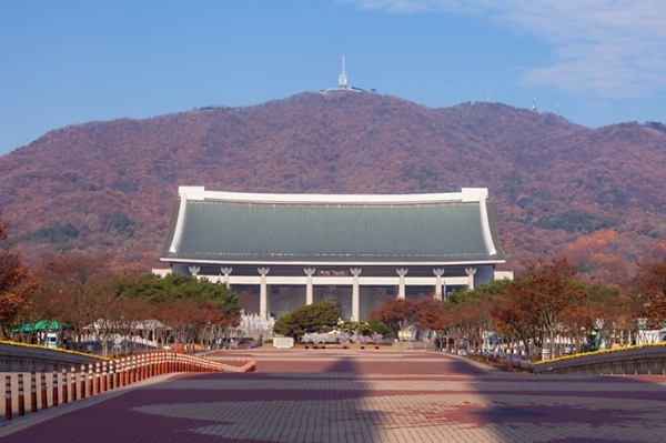 제102주년 3·1절 기념식을  개최하는 천안 독립기념관 전경