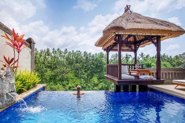 정글뷰 인피니트 온수풀을 객실에서 즐길 수 있는 디럭스 테라스 빌라 (c)Viceroy Bali